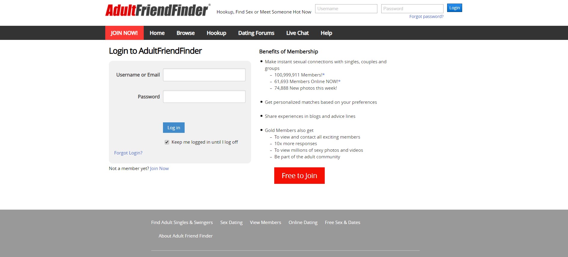 AdultFriendFinder Review A Comprehensive Guide Hookeepr photo