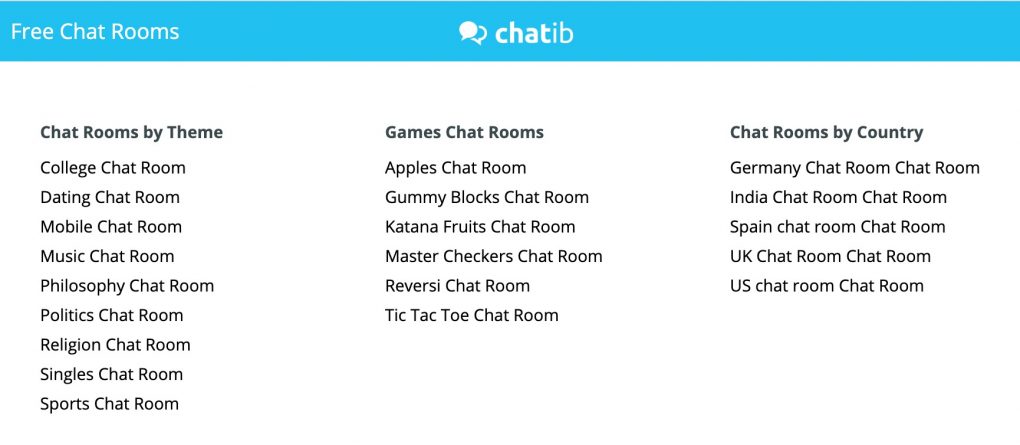 Chatib free chat