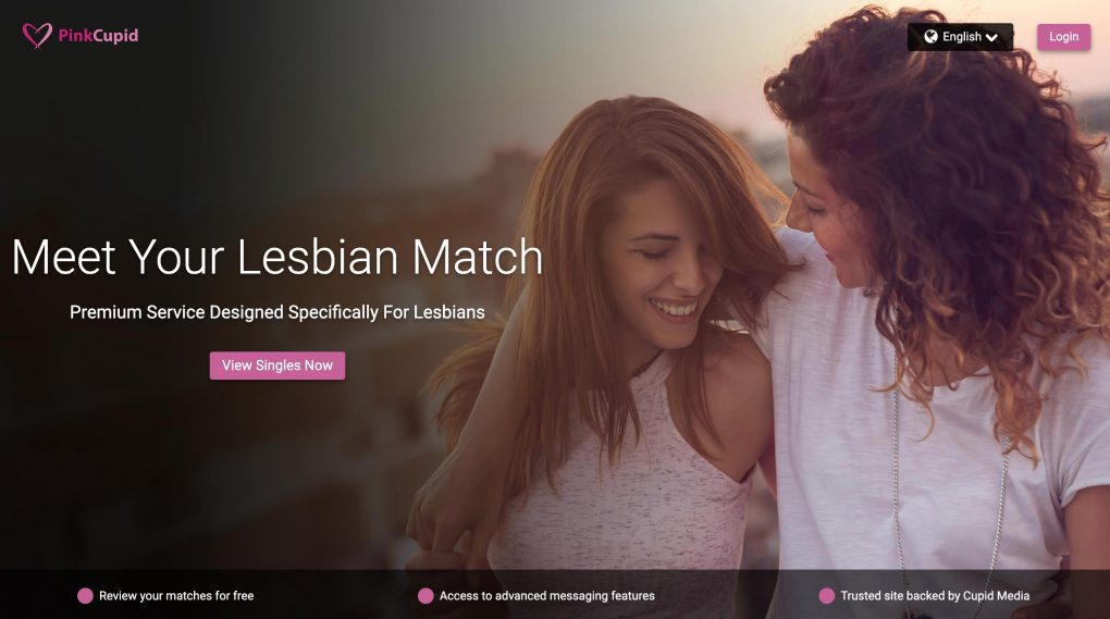 PinkCupid main page